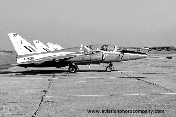 RAF 4 FTS Folland Gnat T.1 XP536/27 (1973)