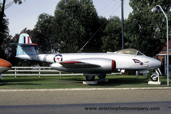 RAAF Gloster Meteor F.8 A77-871 (1982)