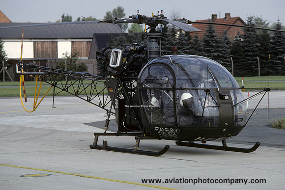 German Army HFWS Sud Alouette II 76+38 (1981)