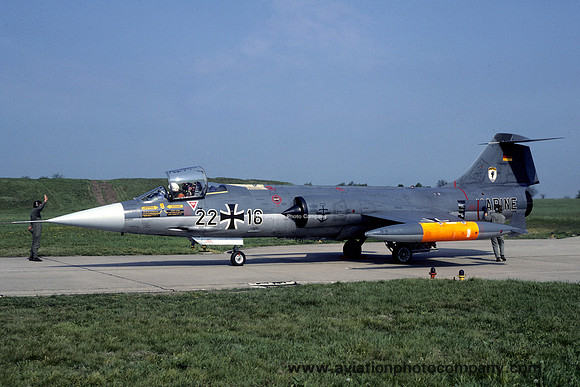 German Navy MFG1 Lockheed F-104G Starfighter 22+16 (1981)