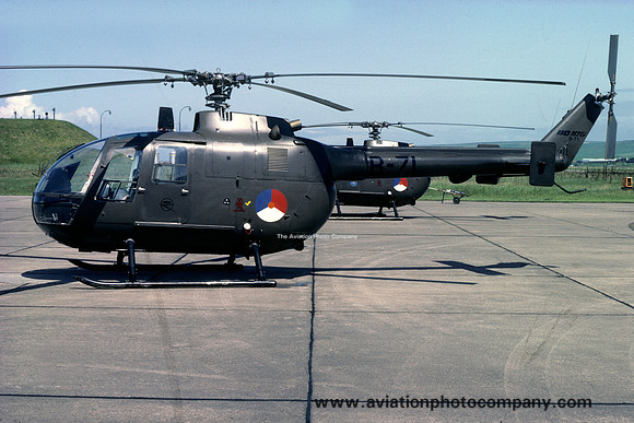 Dutch Air Force 299 Squadron Bolkow Bo105C B-71 (1982)