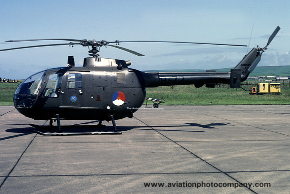 Dutch Air Force 299 Squadron Bolkow Bo105C B-72 (1982)