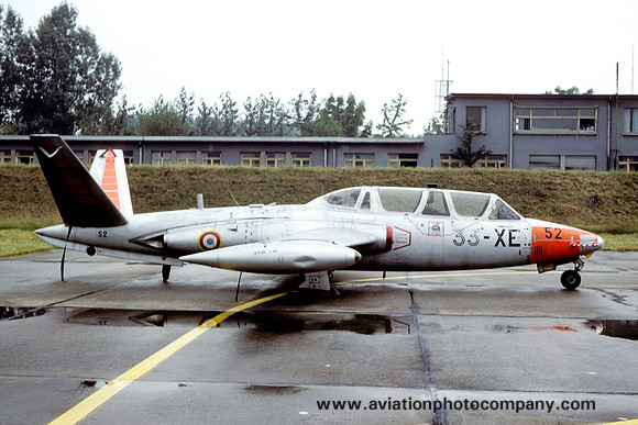 French Air Force SLVSV33 Fouga CM.170 Magister 52/33-XE (1982)