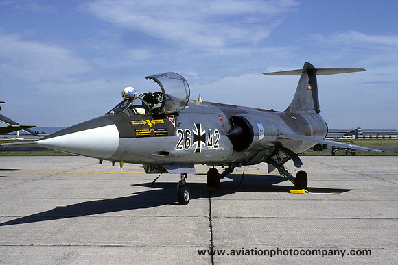 German Air Force JBG34 Lockheed F-104G Starfighter 26+42 (1985)