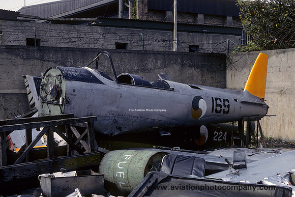 Irish Air Corps DHC-1 Chipmunk 169 at Casemont (1982)