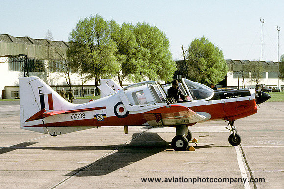 RAF East Midlands UAS SAL Bulldog T.1 XX538/E (1980)