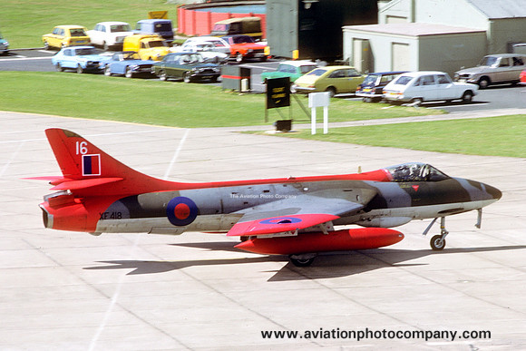 RAF 1 TWU Hawker Hunter F.6 XF418/16 (1980)