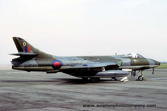 RAF 2 TWU Hawker Hunter FGA.9 XF431/O (1980)
