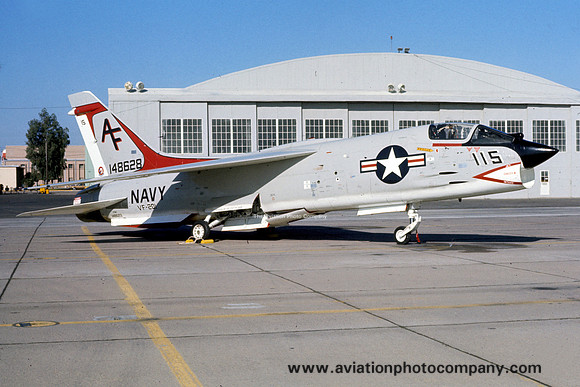 US Navy VF-201 Chance F-8H Crusader 148628/AF-115 (1975)