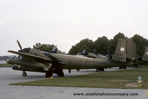 US Army Georgia ArNG Grumman OV-1C Mohawk 62-5885 (1979)