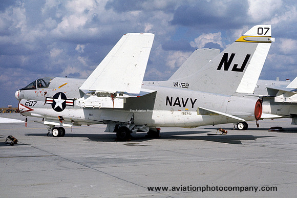US Navy VA-122 LTV A-7E Corsair 156751/NJ-207 (1975)