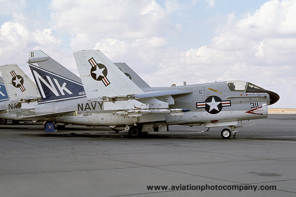 US Navy VA-97 LTV A-7E Corsair 156878/NK-311 (1975)