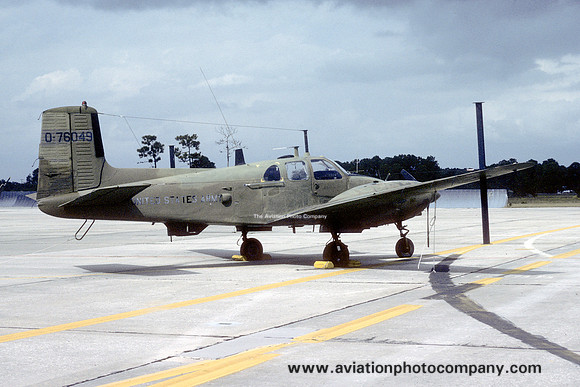 US Army Beech U-8D Seminole 57-6043 (1977)