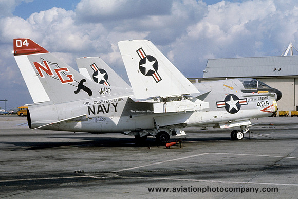 US Navy VA-147 LTV A-7E Corsair 156803/NG-404 (1975)