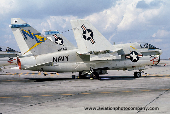 US NAvy VA-146 LTV A-7E Corsair 156857/NG-312 (1975)