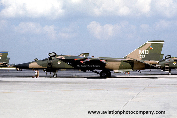 USAF 366 TFW 388 TFS General Dynamics F-111F Aardvark 73-0712/MO (1975)