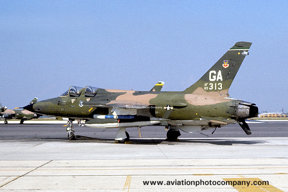 USAF 35 TFW Republic F-105G Thunderchief 63-8313/GA (1975)