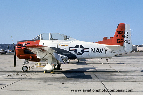 US Navy North Island North American T-28C Trojan 146240 (1976)