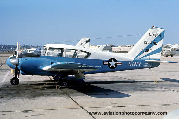 US Navy North Island Piper U-11A Aztec 149065 at NAS North Island (1976)