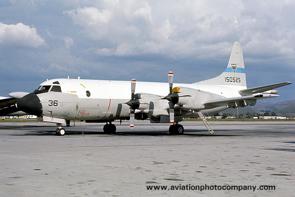 US Navy PMTC Lockheed P-3A Orion 150525/36 at NAS Point Mugu (1976)