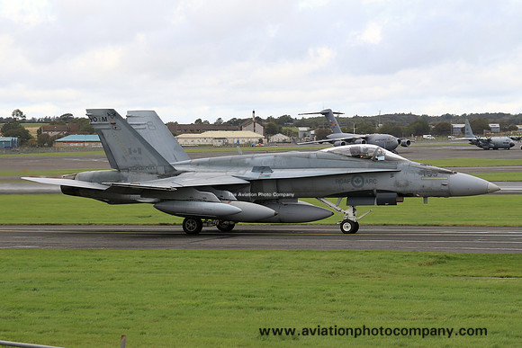 Royal Canadian Air Force 401 Squadron McDonnell Douglas CF-188 Hornet 188753/YO-M at Prestwick (2019)