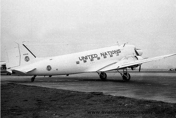 Royal Canadian Air Force/United Nations Douglas C-47B Dakota KN666 (1957)