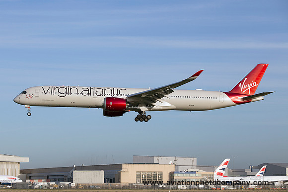 Virgin Atlantic Airways Airbus A350-1041 G-VPOP at London Heathrow (2020)