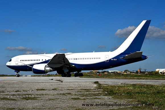 Comlux Aviation Aruba Boeing 767-2DX(ER) P4-CLA at Malta Luqa (2020)