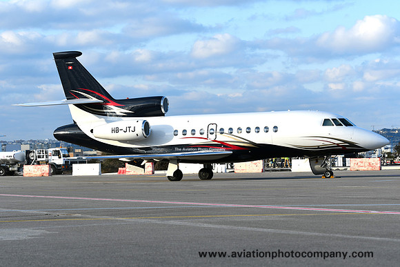 Dassault Falcon 900EX HB-JTJ at Malta Luqa (2020)