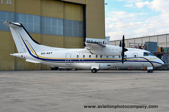 Medavia Dornier Do328-100 9H-AET at Malta Luqa IAP (2020)