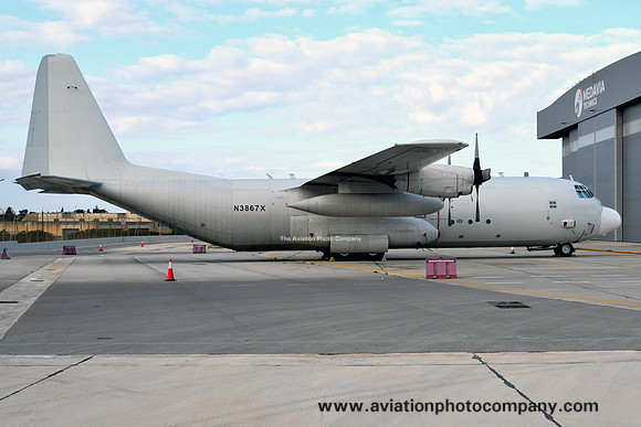Lockheed L-100-30 Hercules N3867X at Malta Luqa IAP (2020)