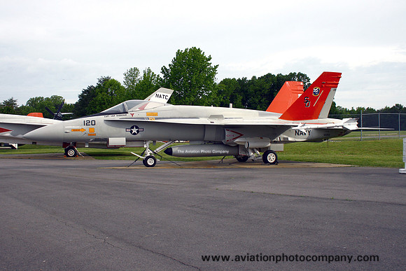 US Navy NATC McDonnell Douglas F/A-18A Hornet 161353/SD-120 displayed at NAS Patuxent River (2009)