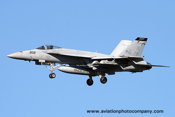 US Navy VFA-31 McDonnell Douglas F/A-18E Super Hornet 166772/NH-202 (2020)