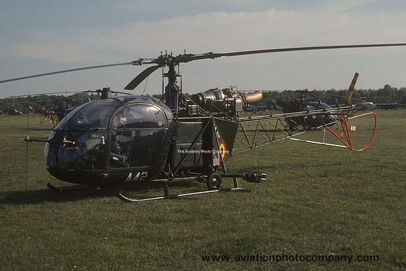 Belgian Army Sud Alouette II A42 (1979)