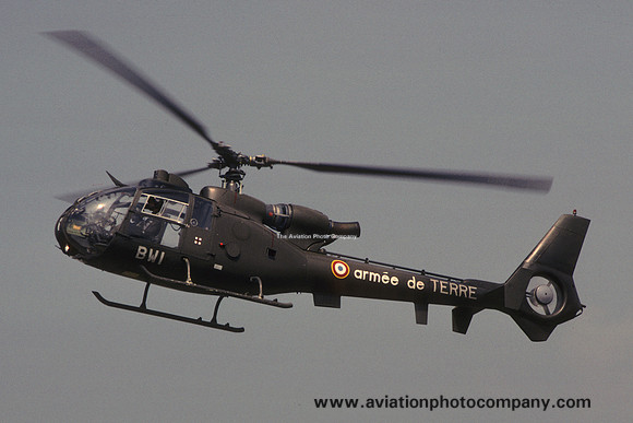 French Army 3 RHC Aerospatiale SA.341F Gazelle "BWI" (1989)