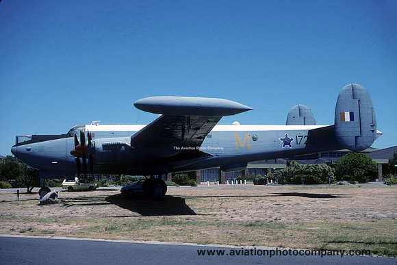South African Air Force Avro Shackleton MR.3 1720 displayed at Ysterplaat (1996)