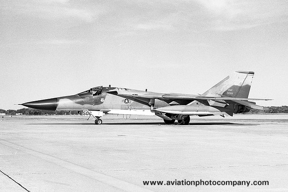 USAF 380 BW General Dynamics FB-111A Aardvark 69-6509 at Offutt AFB (1981)