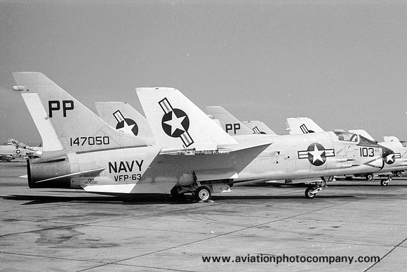 US Navy VFP-63 Chance F-8H Crusader 147050/PP-103 (1974)