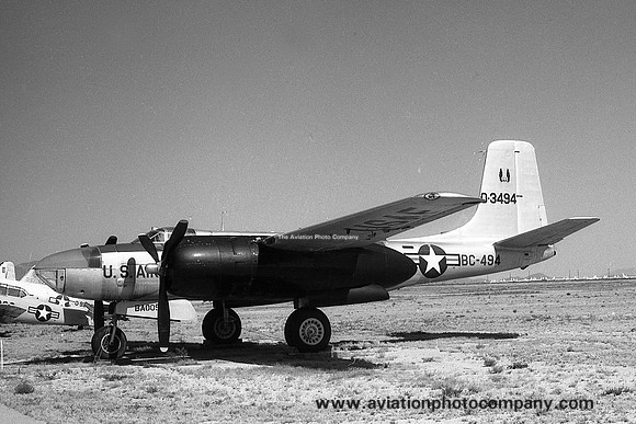 USAF Douglas DB-26C Invader 43-22494 at MASDC Davis Monthan (1969)