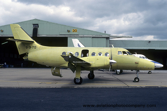 BAe Jetstream 31 G-31-713 at East Midlands (1986)