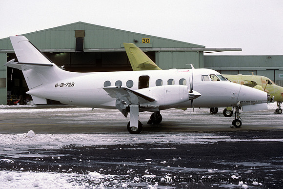 BAe Jetstream 31 G-31-729 at East Midlands (1987)