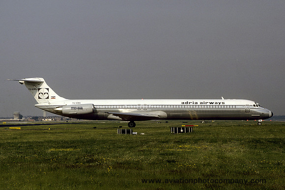 Adria Airways McDonnell Douglas MD-82 YU-ANG (1988)