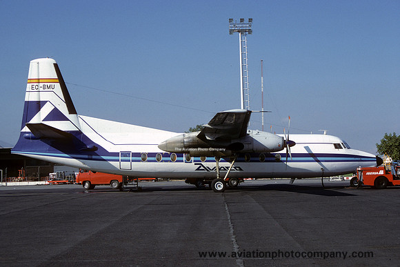 Aviaco Fokker F-27-600 Friendship EC-BMU (1988)