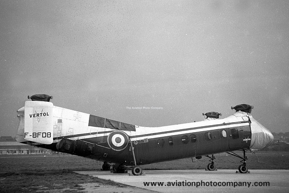 French Air Force Vertol H-21C F-BFDB stored at Issy (1958)