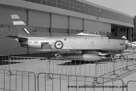 RAAF 2 FOCU Commonwealth CA-27 Sabre Mk32 A94-356 (1971)