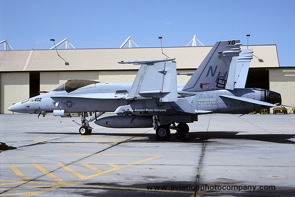 US Navy VFA-94 McDonnell Douglas F/A-18C Hornet 164047/NH-402 (1992)