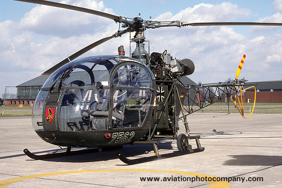 German Army HFWS Sud Alouette III 75+62 (1995)