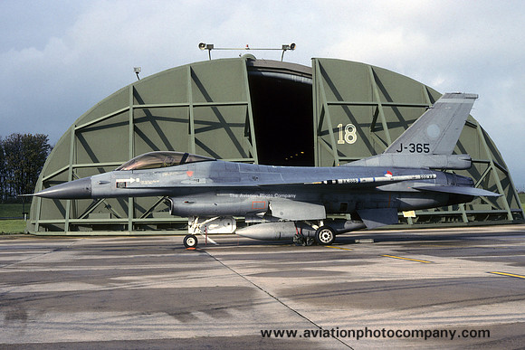 Dutch Air Force General Dynamics F-16A Fighting Falcon J-365 (1995)