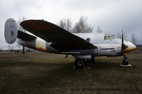 French Air Force Dassault MD312 Flamant 232 displayed at Rodez (1996)