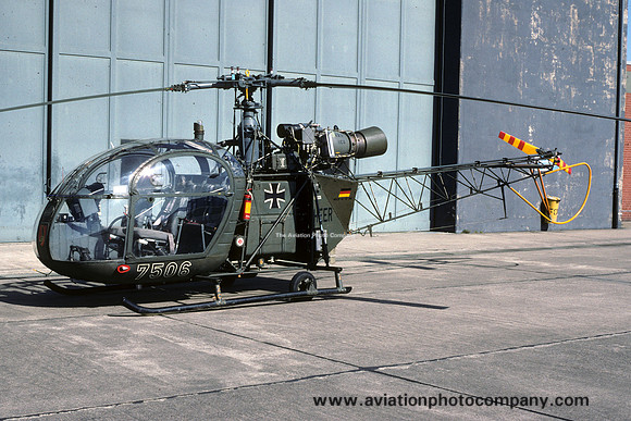 German Army HFWS Sud Alouette II 75+06 (1995)